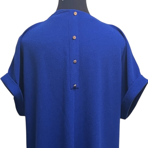 a new day Royal Blue V-Neck Midi Dress Size XL - Picture 3 of 8